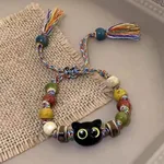 Colorful Ropes Cat Bracelet