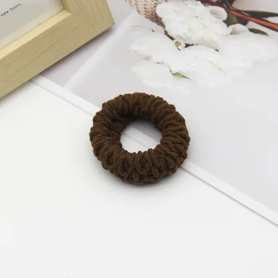 New Cookie Ponytail Hair String Bold Deep Coffee Single - Shop at LoveMi