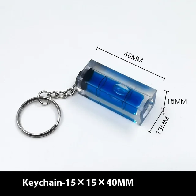 Whole Level Bubble Square Tool Level Meter Keychain Level Blue - Shop at LoveMi