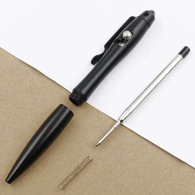 Outdoor Self Defense Writing Tungsten Steel Head Broken Window Pen Black - Shop at LoveMi