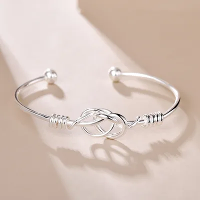 Geometric Winding Knotted Bracelet Female Retro Sz025 Winding Bracelet - Shop at LoveMi
