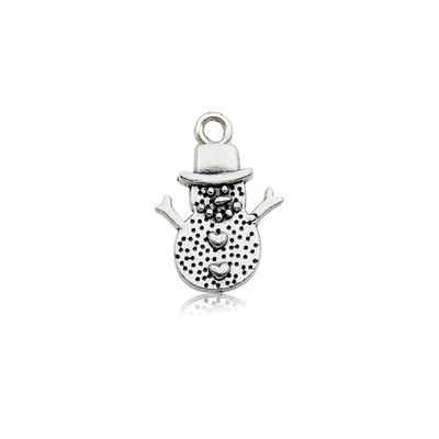DIY Retro Alloy Decoration Accessories 15X12Mm Snowman - Shop at LoveMi