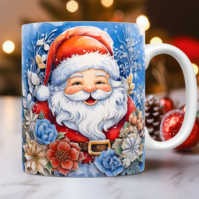 Creative 3D Christmas Ceramic Mug Unique Space Design Snowman Santa Coffee Cup Tea Milk Mug Christmas Gifts For Kids Adults Kitchen Gadgets Santa... Santa Claus05 - Shop at LoveMi