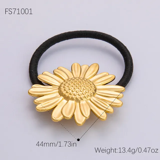 Stainless Steel Flower Style Hair Band Advanced Sense Fs71001 Style - Shop at LoveMi
