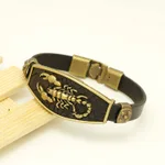 Scorpion Black Leather