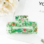 Five-pointed Star Sequin Acrylic Christmas Tree Barrettes - A16315