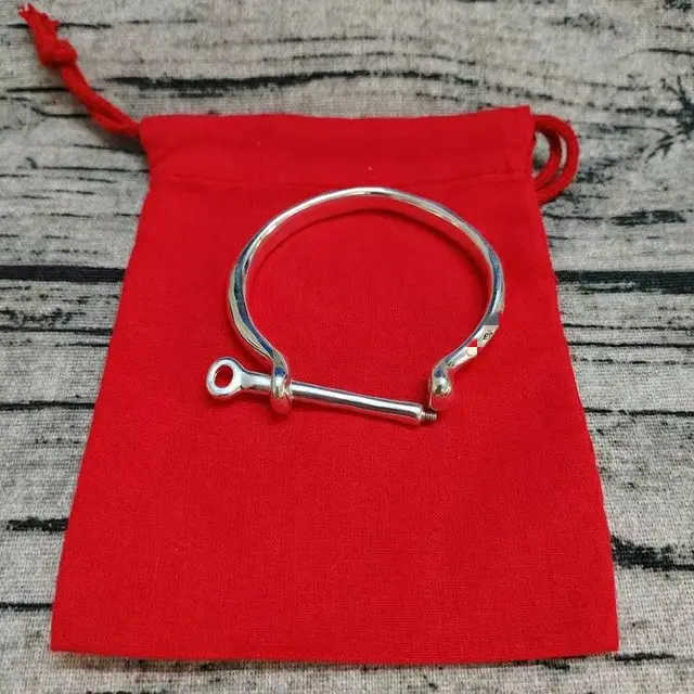Removable Ins Special interest Design Screw Bracelet Silver - Shop at LoveMi