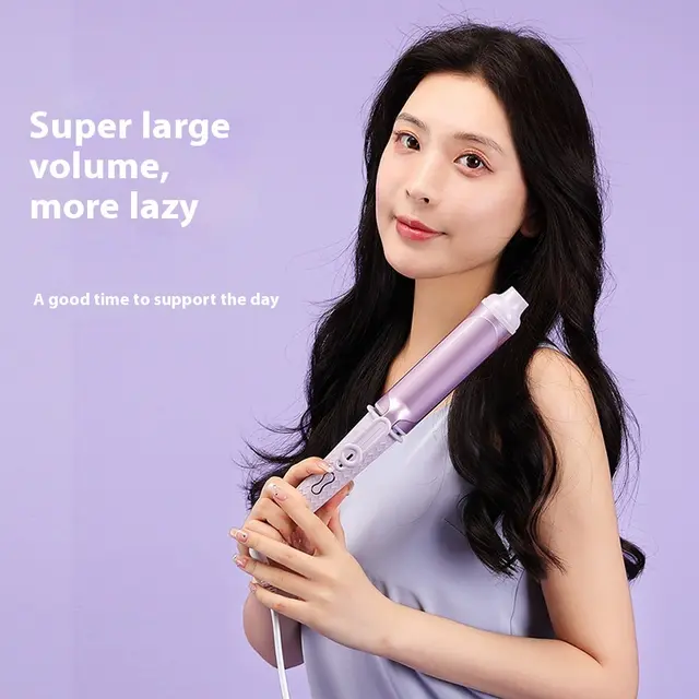 Negative Ion Water Ripple Wool Roll Clamp 230 Purple - Shop at LoveMi