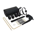 Black 9 Pieces Pu Style