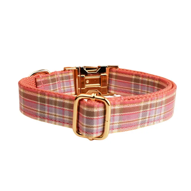 Plaid Pet Collar Traction Rope Dog Collar - Shop at LoveMi