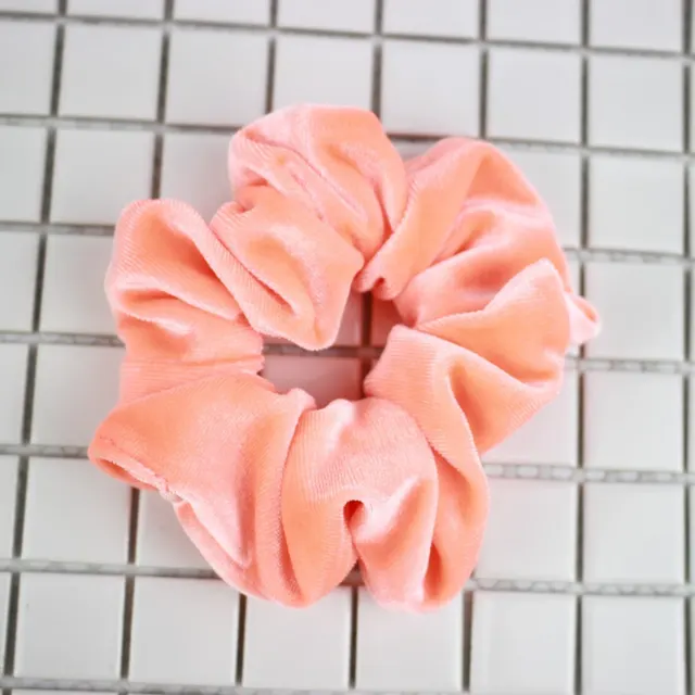 Fluorescent Color Updo Hair Ring Women's Flannel Fluorescent Orange - Shop at LoveMi
