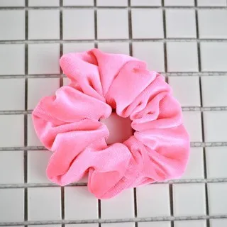 Fluorescent Color Updo Hair Ring Women's Flannel - Fluorescent Powder - View 1