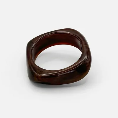 Colorful Multi color Square Acrylic Bracelet Chocolate - Shop at LoveMi