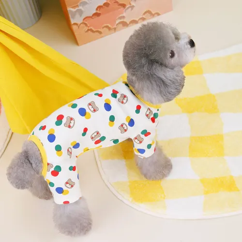 Dog Pet Clothes Colorful Ball Bear Beige - Shop at LoveMi