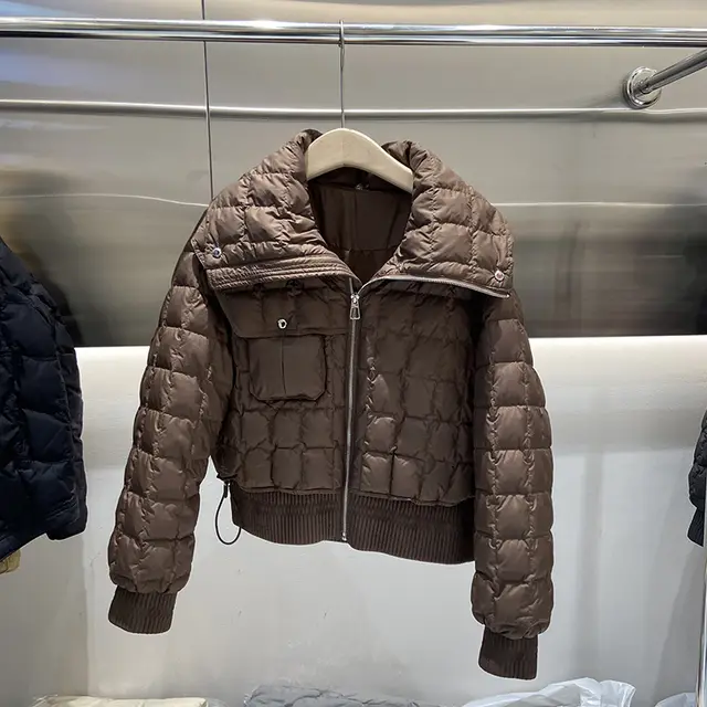 Winter Down Jacket Coat Female Korean Fashion Brown - Shop at LoveMi