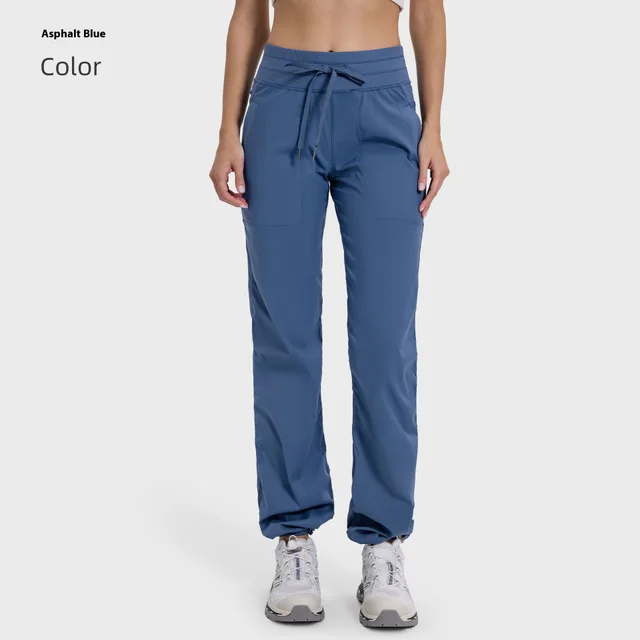Women's Sports Trousers Leisure Commute 1 Asphalt Blue - Shop at LoveMi