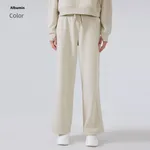 Fleece-lined Warm Fitness Track Sweatpants - Albumin-Size 6