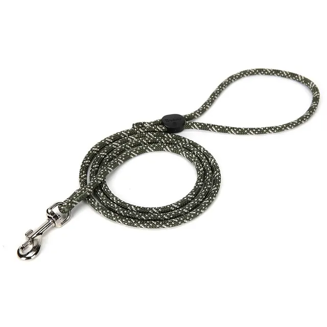 Colorful Color Sliding Adjustable Pet Leash Moss Green - Shop at LoveMi