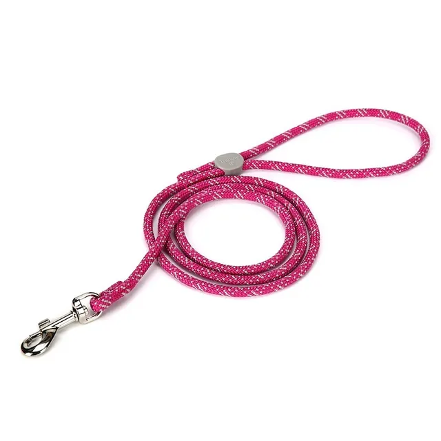 Colorful Color Sliding Adjustable Pet Leash Rose Red - Shop at LoveMi
