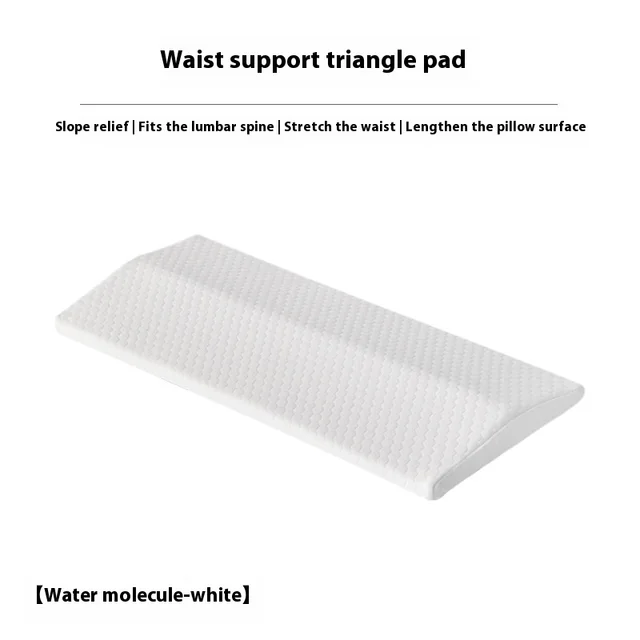Bed Waist Pad Lumbar Pillow Sleeping Cushion Waist Lumbar Disc White - Shop at LoveMi