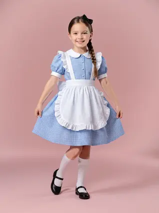 Halloween Blue For Children Female Dress - 0945 Child Maid