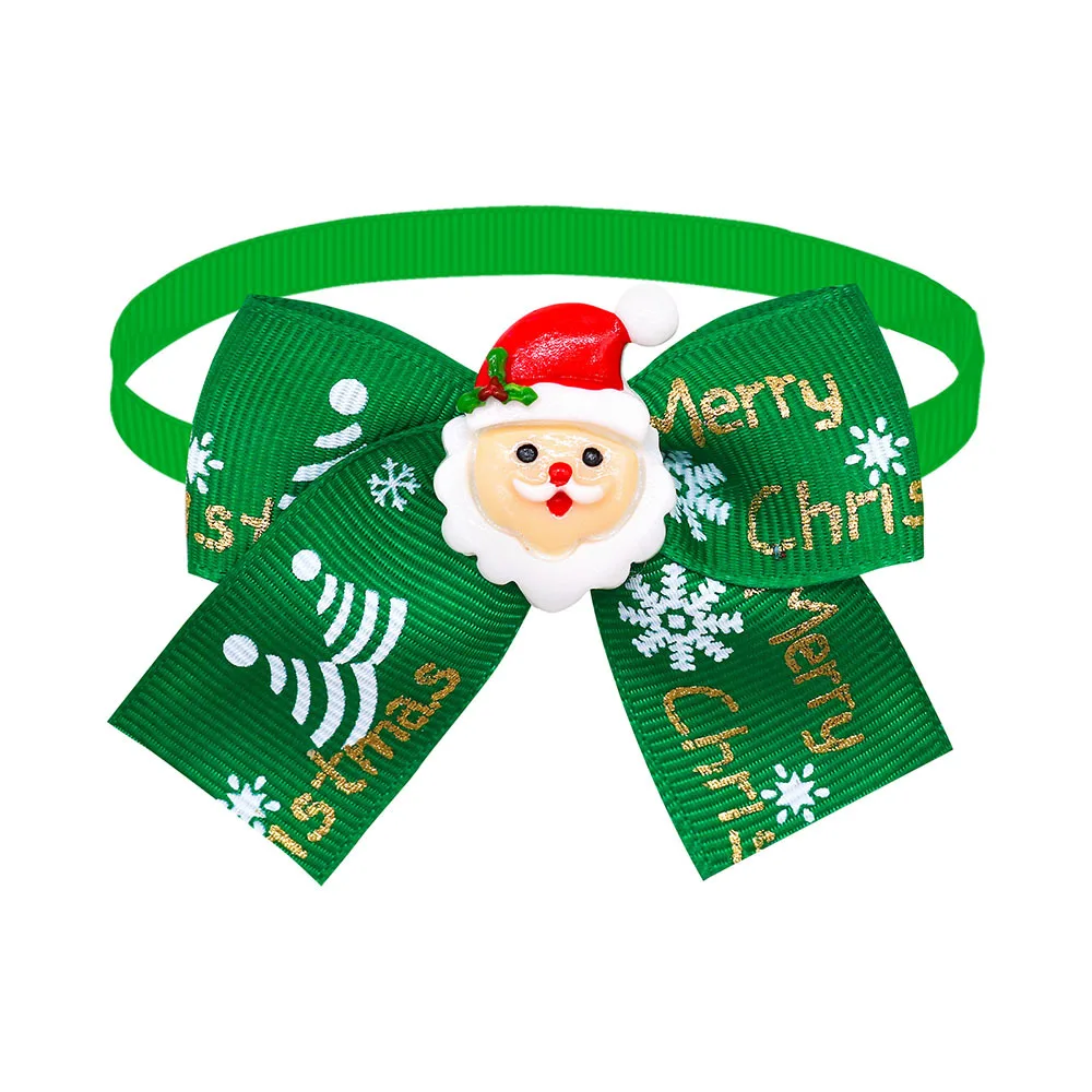 Christmas Doll Pet Dog Cat Bow Tie Accessories Tree Decoration - Bt3515