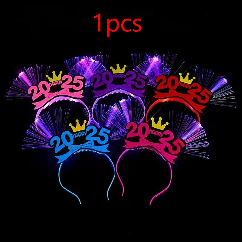 Luminous Barrettes New Year Headdress Cloth Headband - Shop at LoveMi
