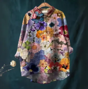 Summer New Loose Casual Single breasted Women's Shirt Top 4Style - Shop at LoveMi