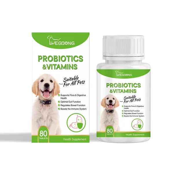 Pet Probiotic Tablets 80Tablets - Shop at LoveMi