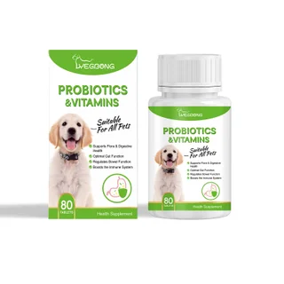 Pet Probiotic Tablets - 80Tablets