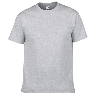 Thick T-shirt Jie Dan HA00 Hammer Cotton Short Sleeve TEE Blank T-shirt Customization - Sports Gray
