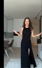 Black Sleeveless Dress