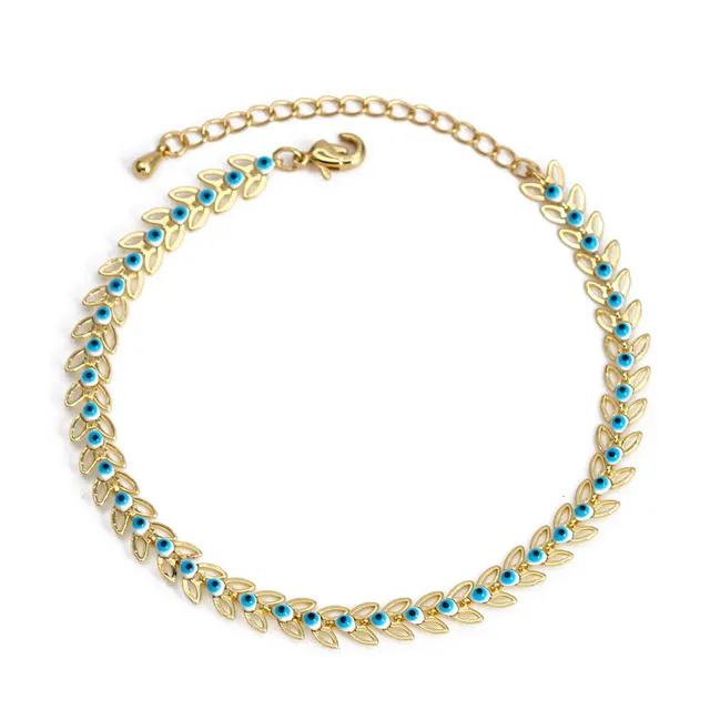 Women's Geometric New Blue Eye Bracelet Be464Gd00 Bracelet - Shop at LoveMi