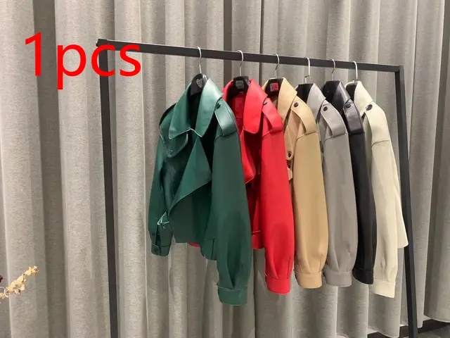 New Genuine Leather Clothes Women's Jacket Sheepskin Loose fitting Short Coat White - Shop at LoveMi