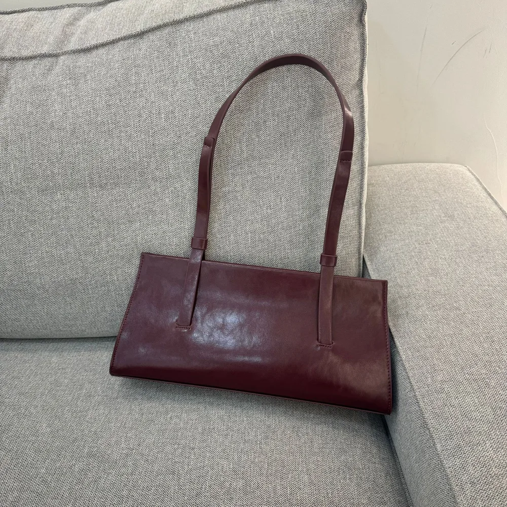 Underarm Bag Fashionable All match Commuter Shoulder Handbag For Women Red - Shop at LoveMi