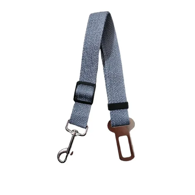 Pet Supplies Car Retractable Adjustable Safety Belt Gray - Shop at LoveMi