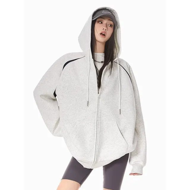 Casual Retro High Street Cardigan Coat For Women Light Gray - Shop at LoveMi