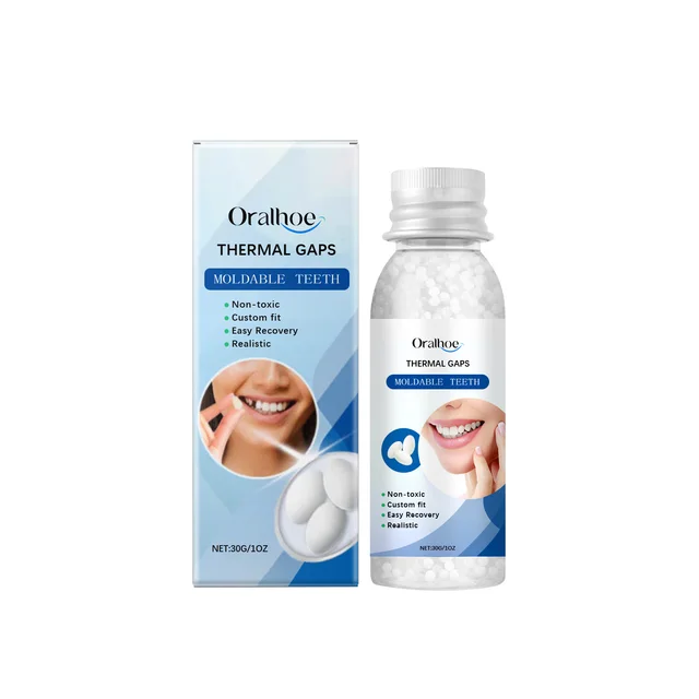 ORALHOE Shapable Solid Teether Modified Teeth Temporary Filling Hole Filling Teether Dentures Filling Teether 30G - Shop at LoveMi