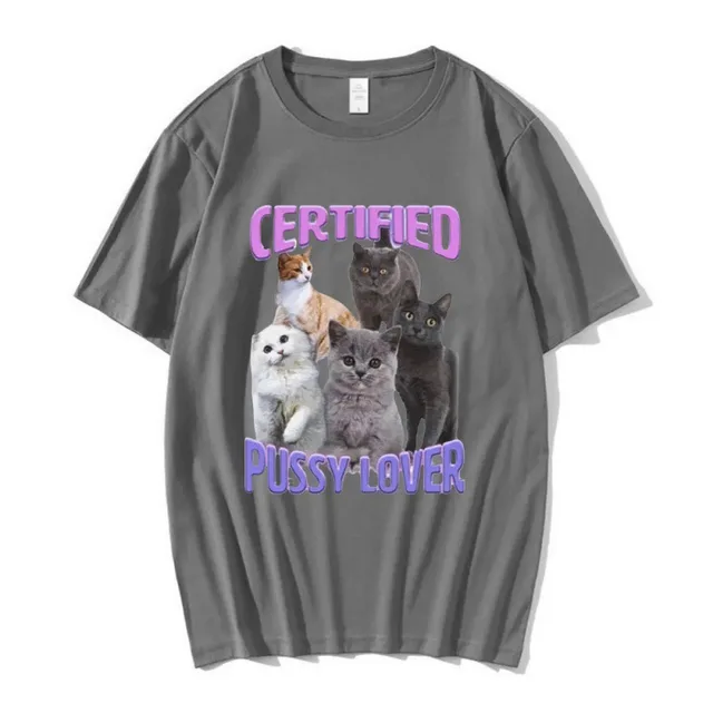 Certified Pussy Lover Cat Meme Shirt Darkgary - Shop at LoveMi