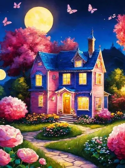 Animal Diamond Painting Handmade Landscape Painting Style2 - Shop at LoveMi