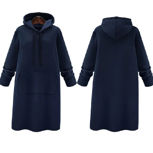 Mid length Sweater Coat Skirt Blank Sparkling Style Navy Blue - Shop at LoveMi