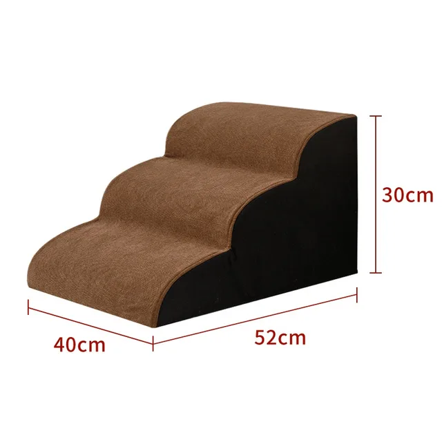 Pet Removable And Washable Stairs Bed Steps Brown Thirdorder 30Cm - Shop at LoveMi