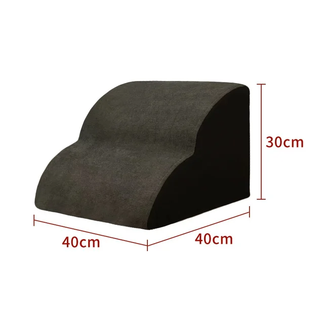 Pet Removable And Washable Stairs Bed Steps Dark Gray Twostage 30Cm - Shop at LoveMi