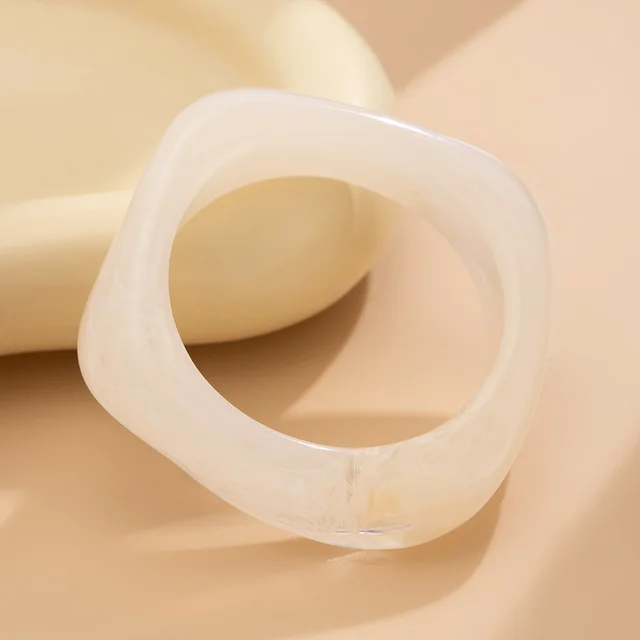 Retro Irregular Blooming Bracelet Round 02White2503 - Shop at LoveMi