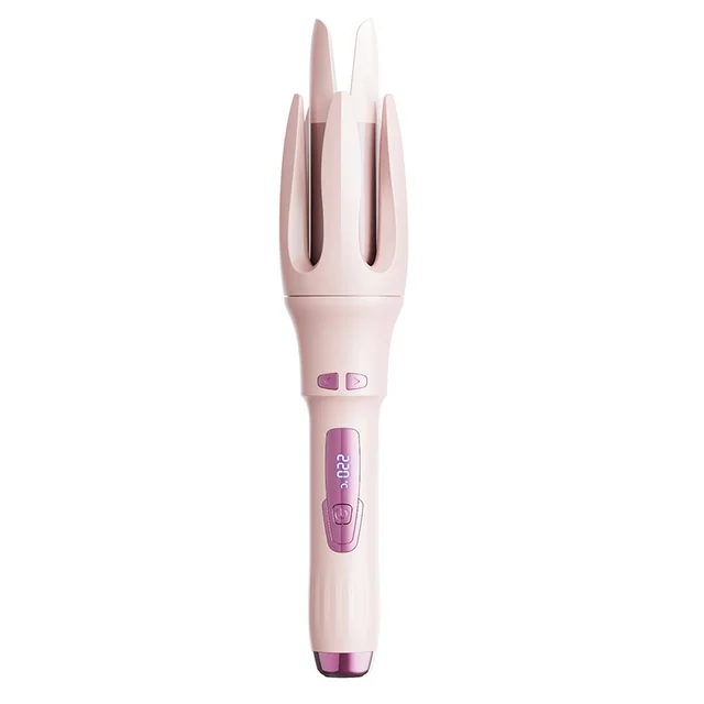 Fully Automatic Hair free Hair Curler Artifact Pink - Shop at LoveMi