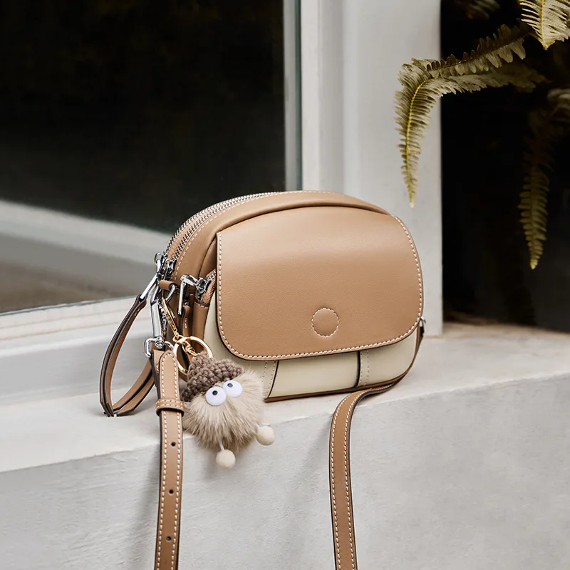 Special interest Design Crossbody Bag Mini Small Round Bag Shoulder White - Shop at LoveMi