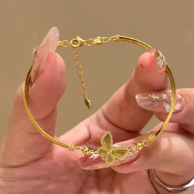 Gold Butterfly Bracelet Niche Design Gold Butterfly Bracelet - Shop at LoveMi