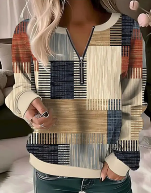 Long Sleeve Loose Sweatshirt Women - Shop at LoveMi