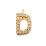 Gold Large Letter D