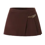 Dark Brown Skirt 6532